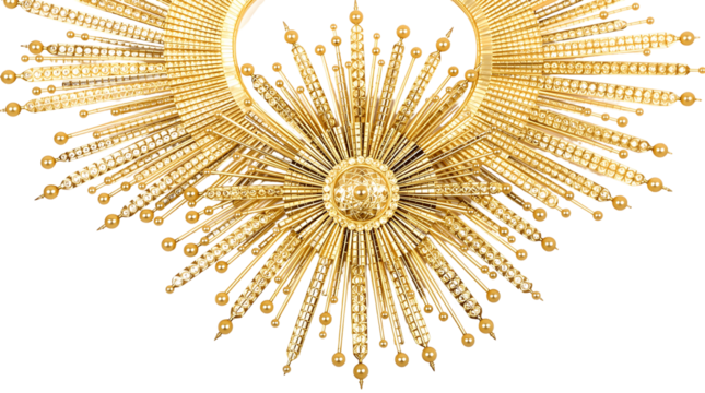 Golden Burst An Exquisite Sunburst-Inspired Necklace