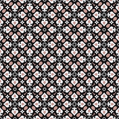 Naklejka premium Various art forms are grouped and arranged in a specific order to form a seamless pattern.