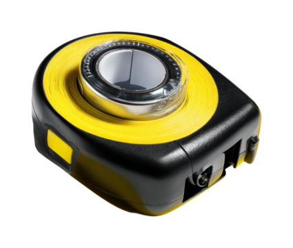 Measuring tools for construction projects workshop product isolated on transparent background, png