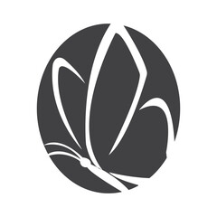 Butterfly logo template vector icon illustration

