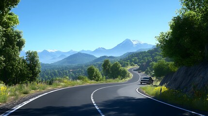 Colorful tulips and daffodils in vibrant spring bloom high resolution picture