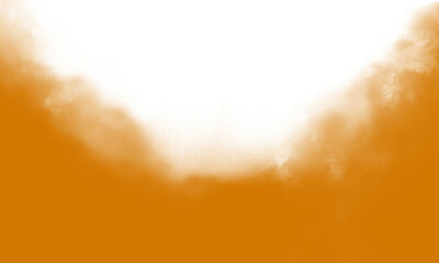 Dust sand soil smoke cloud particles isolated on transparent white background. Brown sandstorm smog sand dust explosion rising. Design elements for Compositing, covering, overlay, PNG 