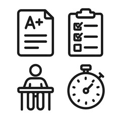 checklist icon set