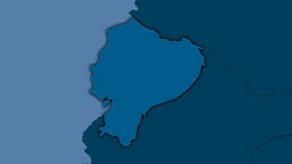 Ecuador, solid - dark glow
