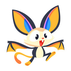 A flat style icon showing jumpy jerboa