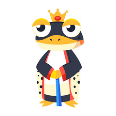 A flat style icon depicting noble newt