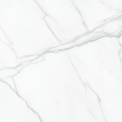 Fototapeta premium Elegant white marble texture with delicate gray veining creating a sophisticated, luxurious backdrop for modern design.