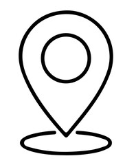 vector map pointer icon