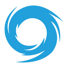 Hurricane logo symbol icon illustration vector company