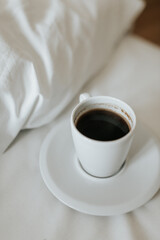 Morning Coffee on Bed