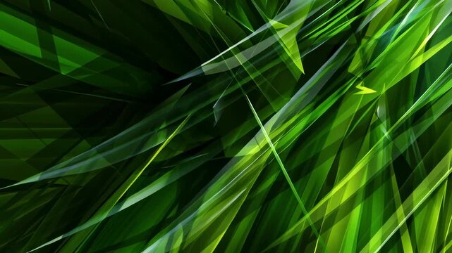 Green abstract sharp background