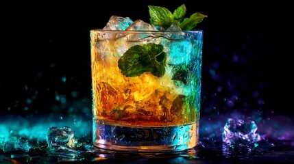 Cocktail Mint Julep.