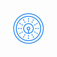 fire sprinkler safety icon sign vector