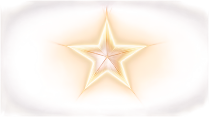 Bright yellow starburst with lens flare effect on black background