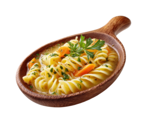 Delicious pasta dish with vegetables kitchen food rustic isolated on transparent background, png