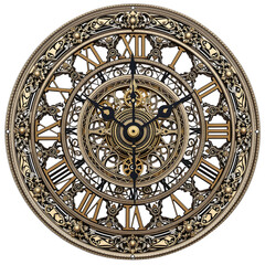 Intricate Antique Clock Design A Detailed View of Timekeeping and Decorative Craftsmanship