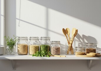 Office Workspace with Green Plants and Natural Light