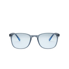 Stylish Eyeglasses Modern Square Frames with Gradient Lenses isolated on transparent background