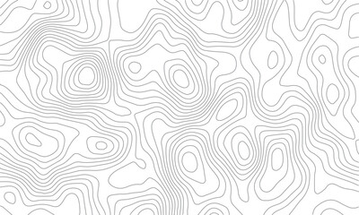 Obraz premium Black and white Topography background. Vector banner. Topography background. Vector geographic contour map. Background of the topographic map. Topographic map lines, contour background. 