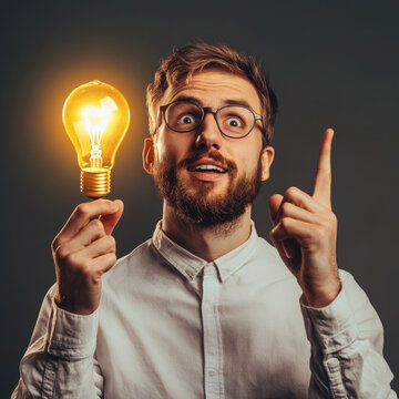 Entrepreneur pitching an idea to investors, animated gestures, clear and concise message, strong business communication, modern startup environment, isolated stock photography concept. 