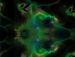 Imaginatory fractal abstract background Image