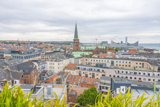 View from the roof of Aarhus city