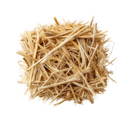 Harvesting hay farm field agriculture content rustic environment isolated on transparent background, png