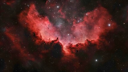 Enigmatic Cosmic Nebula Forming in the Depths of Outer Space