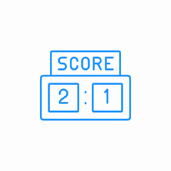 score board icon sign vector