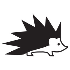 hedgehog logo icon vector design