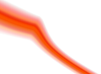 Abstract red orange flame wave, modern fiery fluid gradient shape