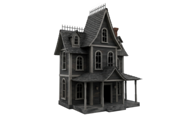 A Detailed 3D Render of a Victorian Era House with Intricate Architectural Details and a Classic Design, Showcasing the Elegance and Charm of Historical Residences