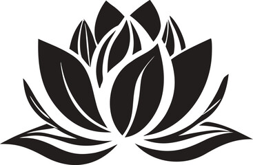 Modern Lotus Icon Collection &ndash; Minimal Line Vector Illustration