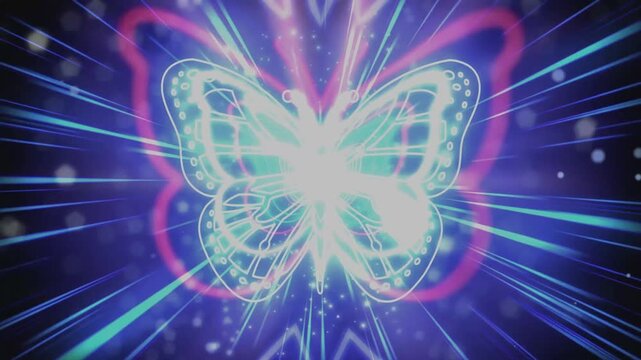 Butterfly Effect 4K Stage Background
