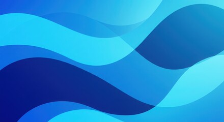 Fototapeta premium Abstract blue wave background with modern design, texture, pattern and color for wallpaper, banner, poster and cover