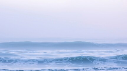 Fototapeta premium Misty Ocean Waves