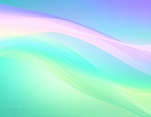 Obraz premium Pastel Aurora Veil