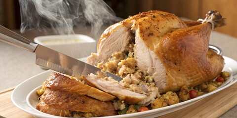 Savory Turkey, Steaming Stuffing: A Hearty Feast