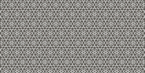 Seamless Islamic Traditional Pattern Background – Geometric Arabesque Motif Design