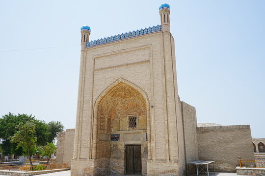 Historic Magok-i-Attari Mosque facade, Bukhara, Uzbekistan - ウズベキスタン ブハラ マゴキ・アタリ・モスク 12世紀の装飾が残る最古の寺院
