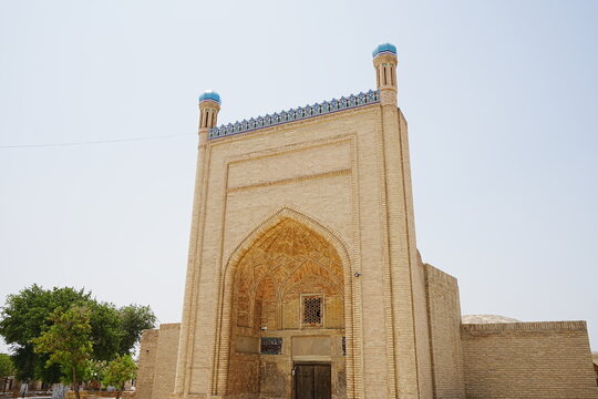 Historic Magok-i-Attari Mosque facade, Bukhara, Uzbekistan - ウズベキスタン ブハラ マゴキ・アタリ・モスク 12世紀の装飾が残る最古の寺院