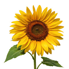 Fototapeta premium sunflower isolated on white background