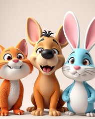 Cute Cartoon Animals