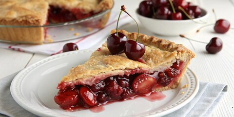 Golden Crust, Juicy Cherries: Pie Perfection Unveiled