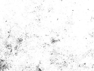 A high-contrast black and white image displaying a grunge texture. The surface is distressed with speckles and blotches, creating a visually complex and aged effect.