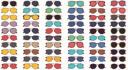 Colorful Sunglasses Collection Variety of Shades & Styles