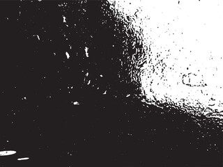 High contrast black and white image featuring abstract forms with a granular texture. The interplay of light and dark creates visual interest, evokes a sense of depth and complexity.