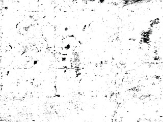 High contrast grunge texture displaying a weathered and aged appearance. Black ink splatters scattered across a white canvas create a gritty, distressed surface.