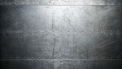 Metal texture background with rivets and scratches, perfect for industrial or steampunk designs, adding a vintage and grunge touch to your projects
