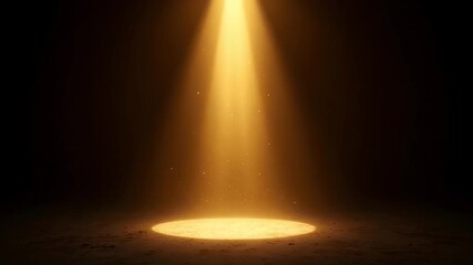 Dynamic spotlight illuminating a stage, perfect for product placement and award ceremonies